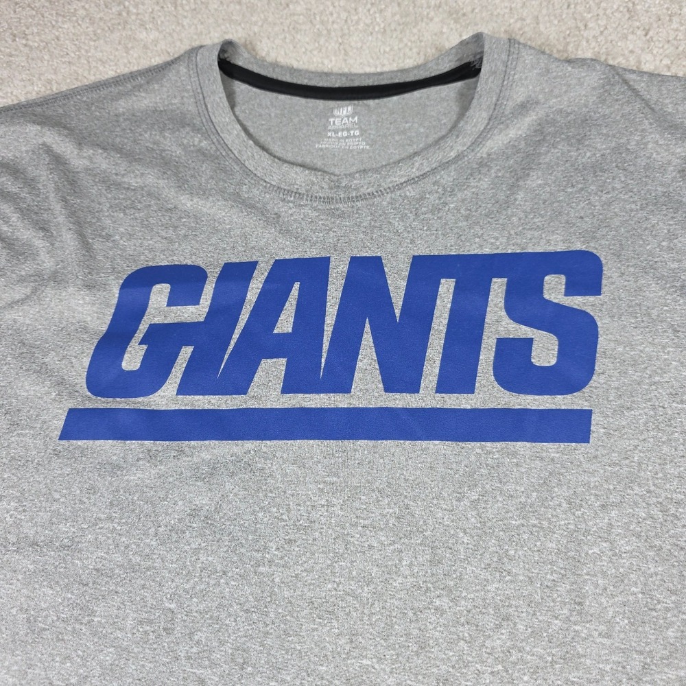 NFL Giants Gray and Blue Jersey Shirt
